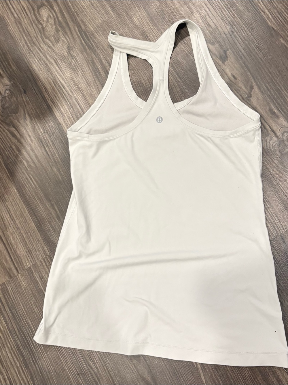 lululemon athletica Women’s White Racerback Tank Top